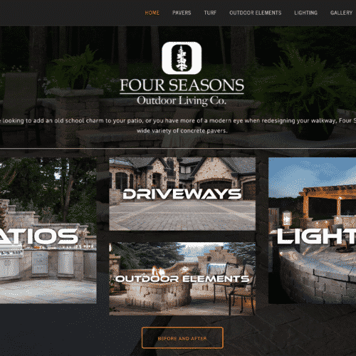 Four Seasons Website Design